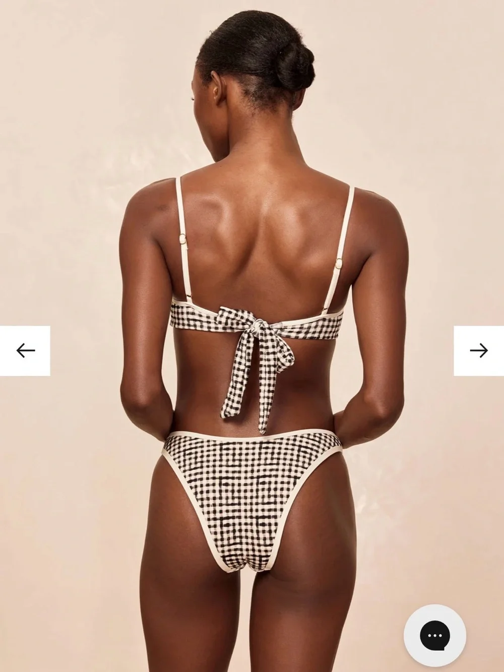 Monday Swimwear Capri Gingham Bikini Top